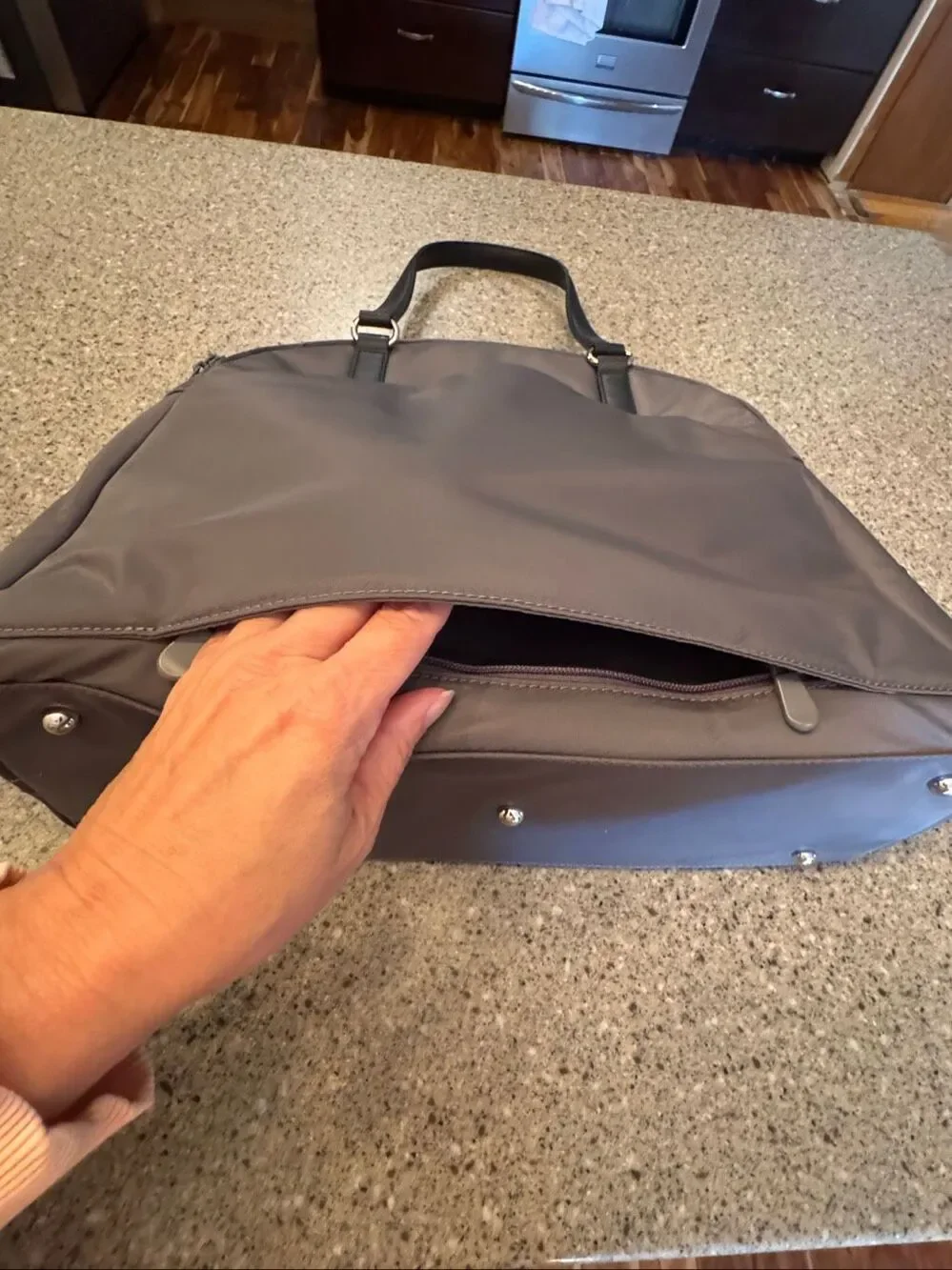 Lo & Sons O.G. 2 Gray Medium Laptop Travel Tote *NWOT*